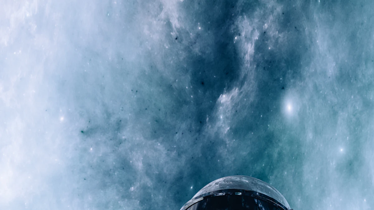 Astronaut vo vesmíre nad Zemou