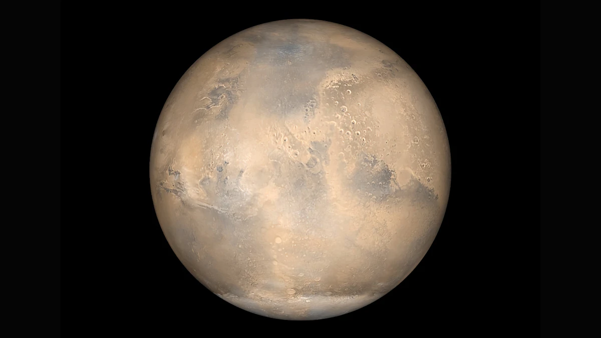 Planéta Mars vo vesmíre